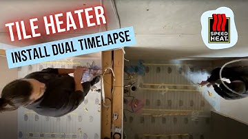 Underfloor Installation- Install Duel Time Lapse