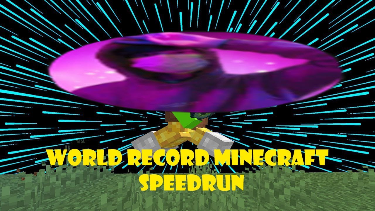 I Speedrun Minecraft And Beat The World Record - YouTube
