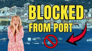 Fishermen Blocked Our Cruise Ship From Port in Corsica