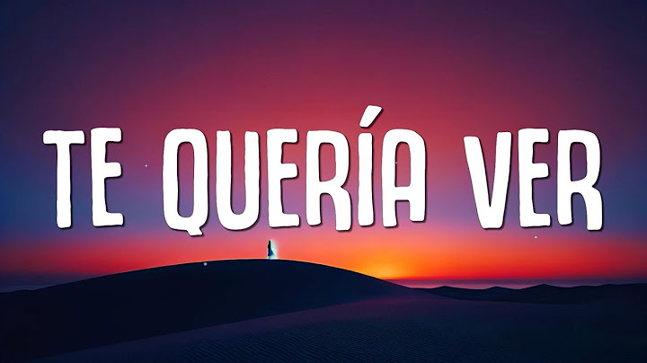 Alemán, Neton Vega - Te Quería Ver (Letra / Lyrics)