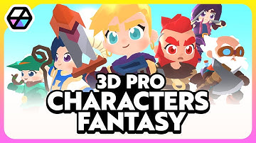 Unity Asset Store [ 3D Characters Pro - Fantasy ]