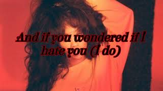sza-I hate you (lyric video)