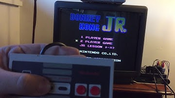 Donkey Kong Jr.+Jr Math Lesson - Famicom cartridge