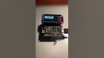 ADXL343 Accelerometer and ADT7410 Temp Sensor w/NodeMCU ESP8266 and 128x32 OLED Display