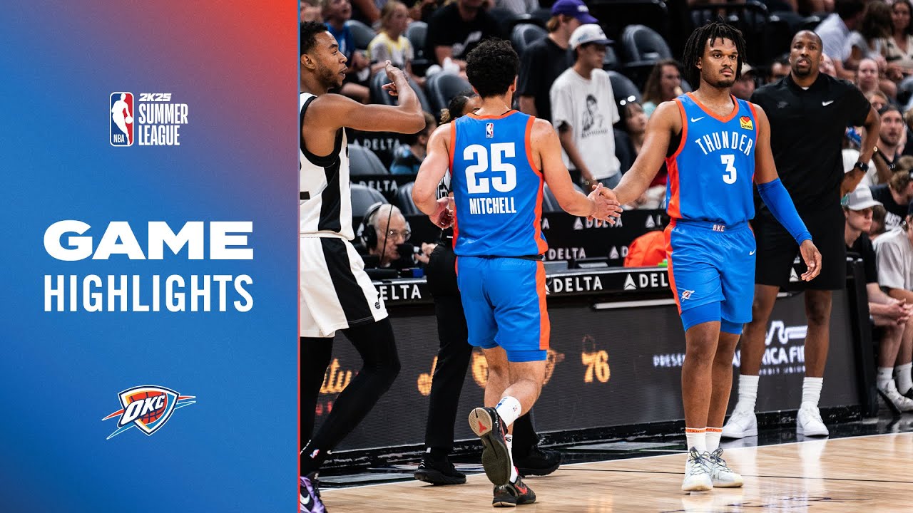OKC Thunder vs Utah Jazz Highlights Salt Lake City Summer