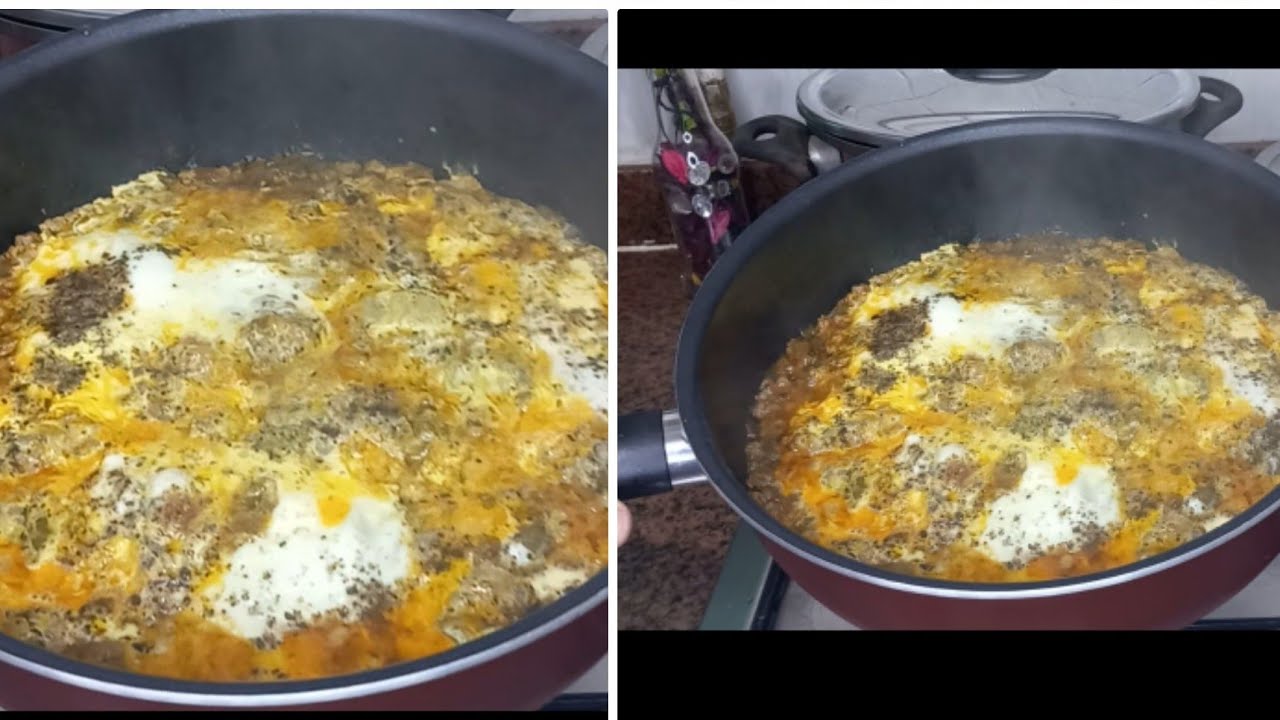 اشهر اكله👈 ليبيه 👌الكيمياء (بالمفروم والبيض) بطريقتي السريعه بسيطه وسهله جربوها 🥰 تنفع حتي سندوتشات