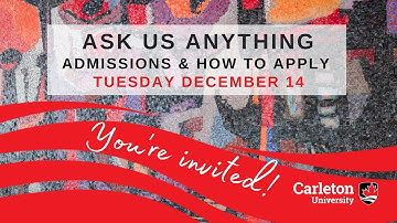Ask Us Anything: Admissions and How to Apply (International/Undergraduate)