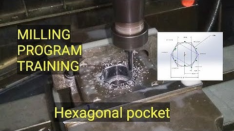 Hexagonal pocket milling CNC PROGRAM TRAINING