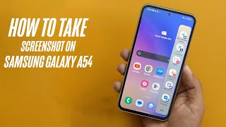 Samsung Galaxy A54 5G - How To Take a Screenshot!