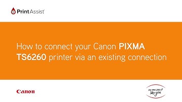 How to add the PIXMA HOME TS6260 to your existing Wi-Fi network