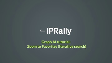 IPRally Zoom to Favorites (iterative patent searching) tutorial