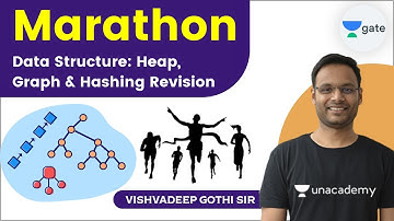 Data Structure: Heap, Graph & Hashing Revision | Marathon | GATE 2022 CSE #VishvadeepGothi