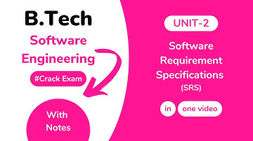 Unit 2: Software Requirement Specifications (SRS) AKTU With Notes | BTech 3rd Year KCS 601