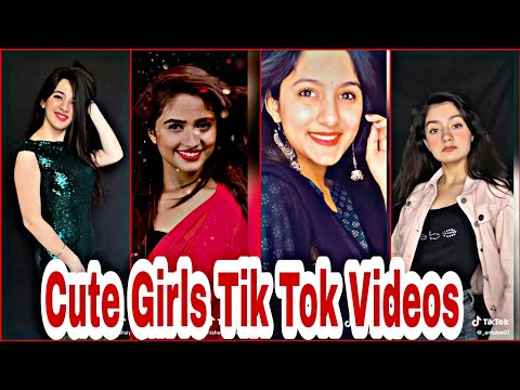 Cute Girls Tik Tok videos | Top Cute Girls on Tik Tok in India | cute girls video compilation |