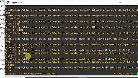Ubuntu 21 #   Koha Installation part :   01