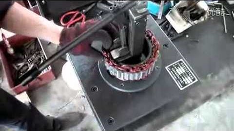 Manual Alternator Stator winding and inserting machine