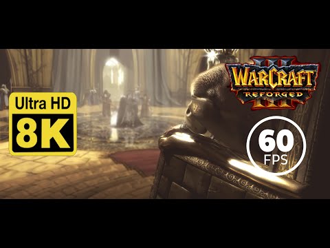 Human Ending Cinematic - Warcraft III Reforged 8K 60 FPS (Remastered With Machine Learning AI)