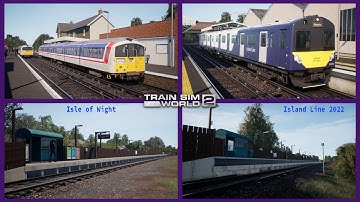 The Island Line before and after modernisation ~ Train Sim World 2 (ft. Class 483 and 484)