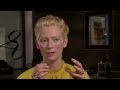 The Grand Budapest Hotel: Tilda Swinton "Madame D" On Set Movie Interview | ScreenSlam