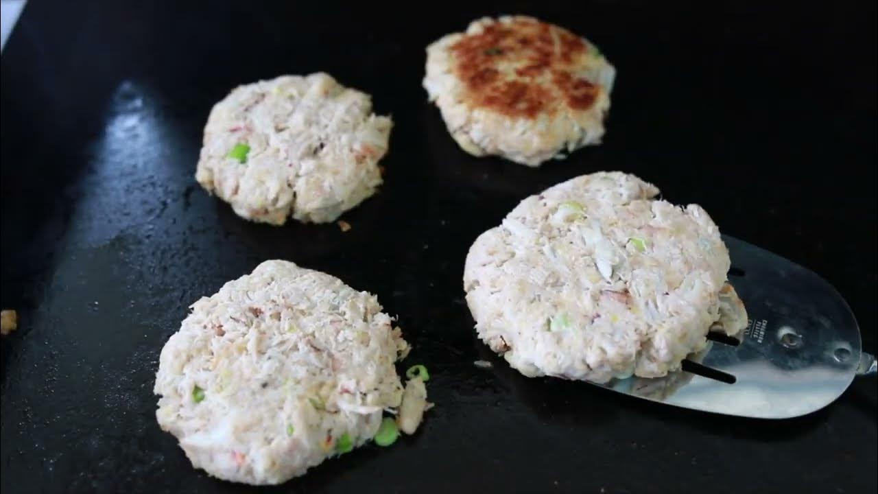 Blackstone Griddle Crab Cakes YouTube