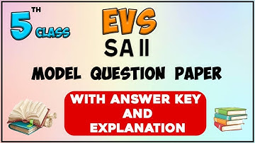 #studytime Class 5/EVS/Annual/SA2 question paper/KV/NCERT/CBSE