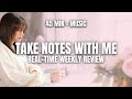 Plan your week with me  45 min  realtime productivity exercise  with music  prompts