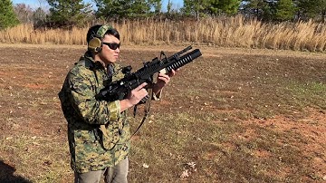 Colt M4A1 Block 1 sbr + Colt M203 40mm grenade launcher with 9" barrel 💀