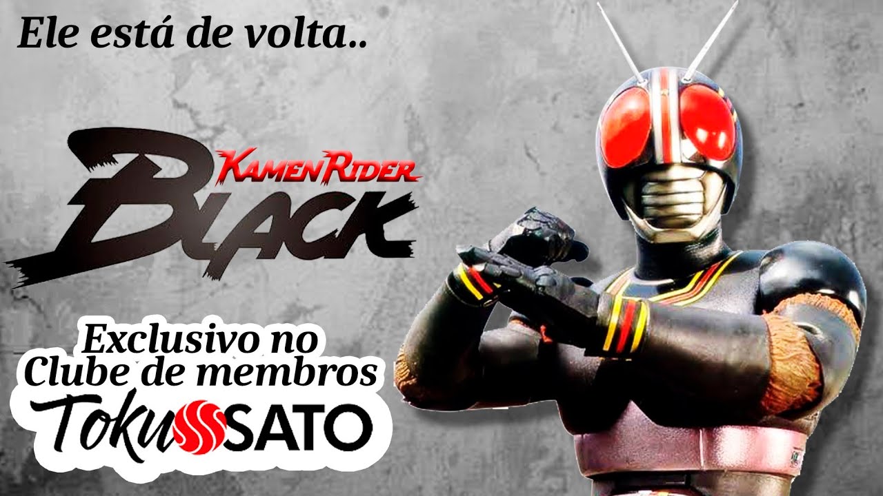 Kamen Rider Black volta ao TokuSato em 19 de setembro com imagem melhorada, dublagem brasileira e série completa para membros