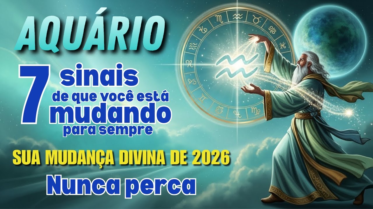 Aquário Janeiro 2026 mudança Divina: 7 sinais de que você está mudando para sempre