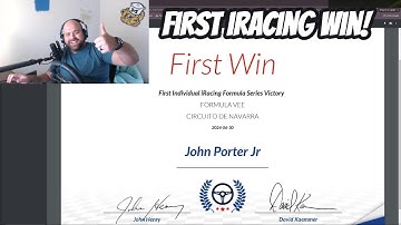 My First Ever Win in iRacing! - Formula Vee at Circuito de Navarra