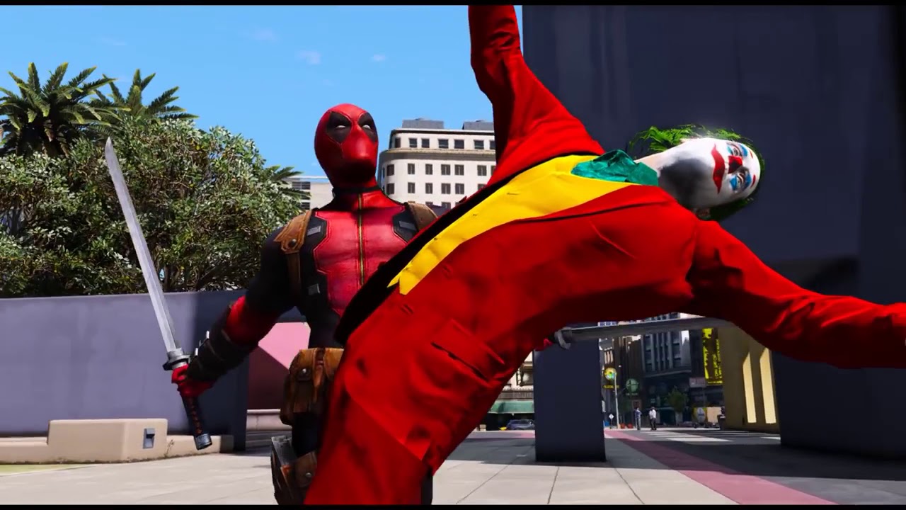 DEADPOOL VS JOKER ⭐️ EPIC BATTLE YouTube