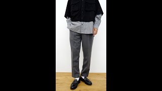 【ITEMS】裏起毛TRスラックス