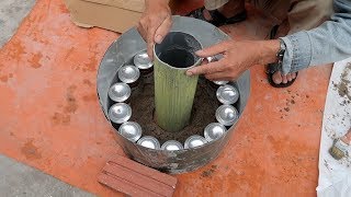 Innovative Ideas with Cement For You - Techniques Build Plant Pot Combined Fish Tanks at Home