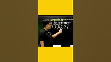 Wrong Number Series #shorts #numberseries