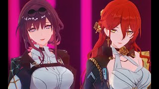 【Honkai：Star Rail MMD／4K／60FPS】Kafka × Himeko【Chocolate Cream】