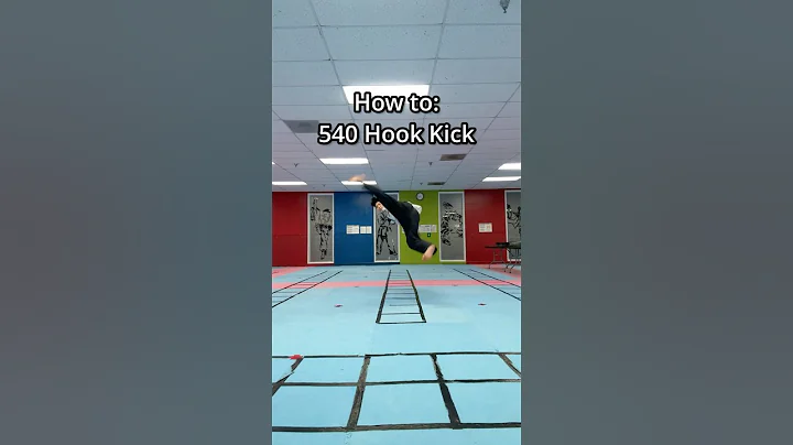 540 HOOK KICK 🥋 #taekwondo #martialarts #tricking #tutorial #kick #540 #karate