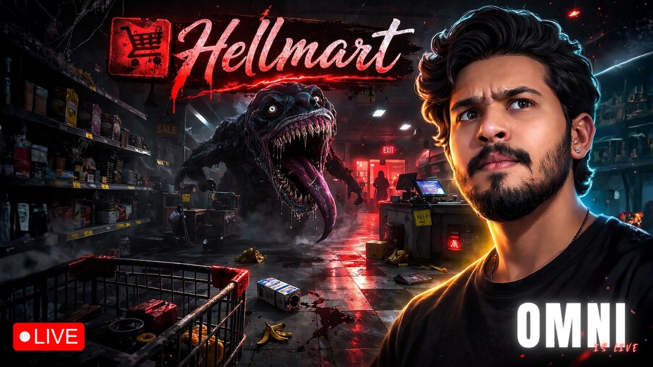 🔴 Day 2 - Hellmart  |  Malayalam gameplay #livemalayalam #horrorgamelive #omnisciarc #omni