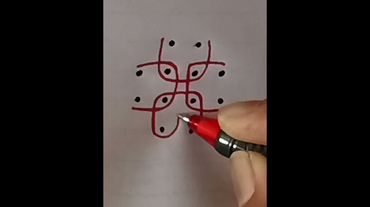 4*2 dots simple rangoli designs #akkirangoli#dailymuggulu#muggulushorts@akkirangoli