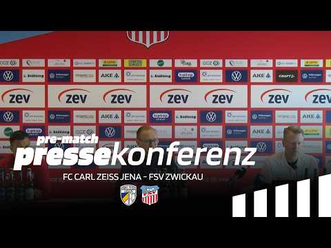FSV TV | PRE-MATCH Pressekonferenz | FC Carl Zeiss Jena - FSV Zwickau