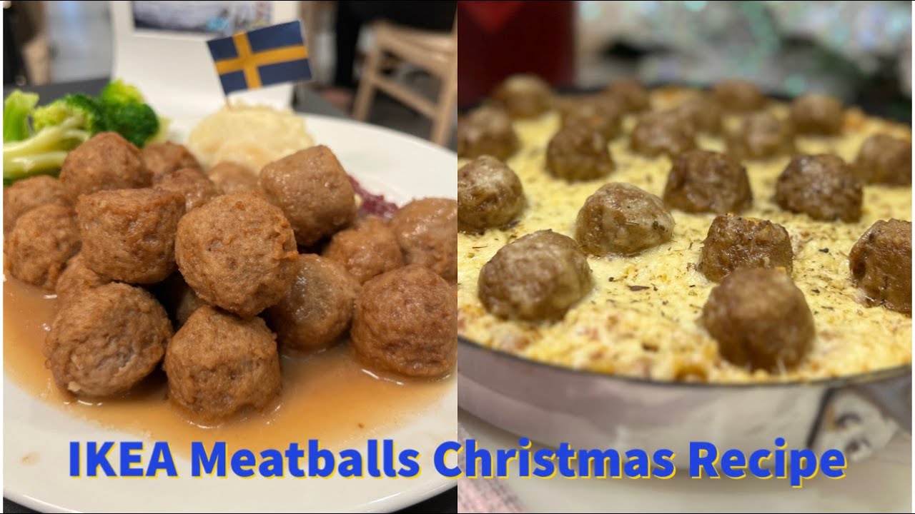 Baked Spaghetti with IKEA Meatballs IKEA frozen swedish meatballs