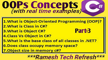 Class Vs Object in C# - Part-3 | What is the base class of all classes in .NET | System.Object Class