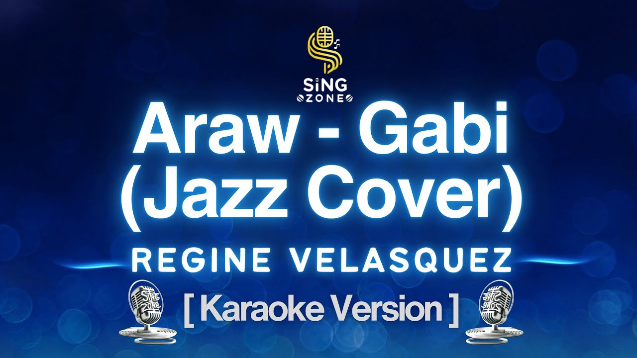 Araw-Gabi - Regine Velasquez (Karaoke Version Jazz Cover by Jared)