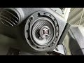 Land rover defender  replace and upgrade front speakers