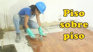 Como assentar piso sobre piso - com Paloma Cipriano - YouTube