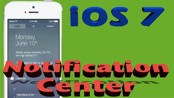 iOS 7 Notification Center REVIEW DEMO Walkthrough | Interactive video !