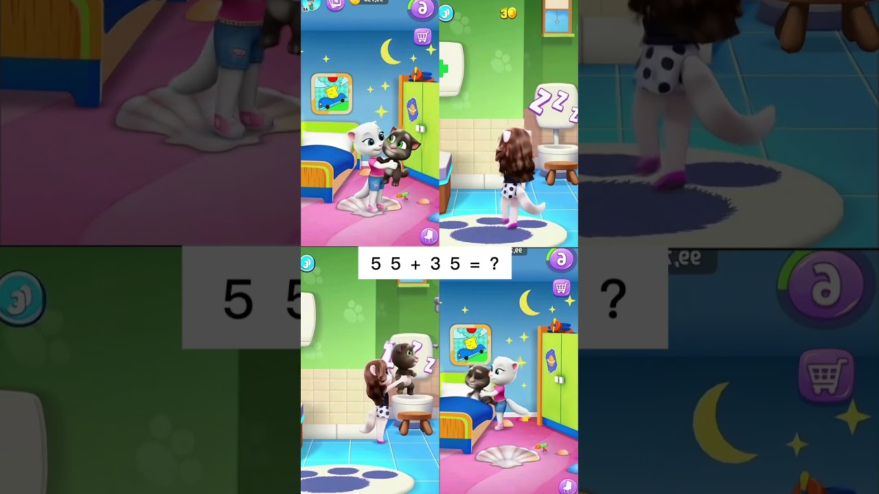 talking Tom's Parents Be Like 😂😊 I Cute My Talking Tom 2 Moment I 