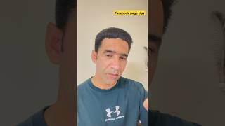 Page accommodation Facebook tips | #facebook #ytshorts