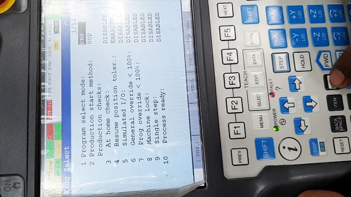 Fanuc Robot || Enable PNS program