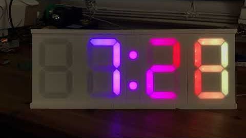 Neopixel Clock V2