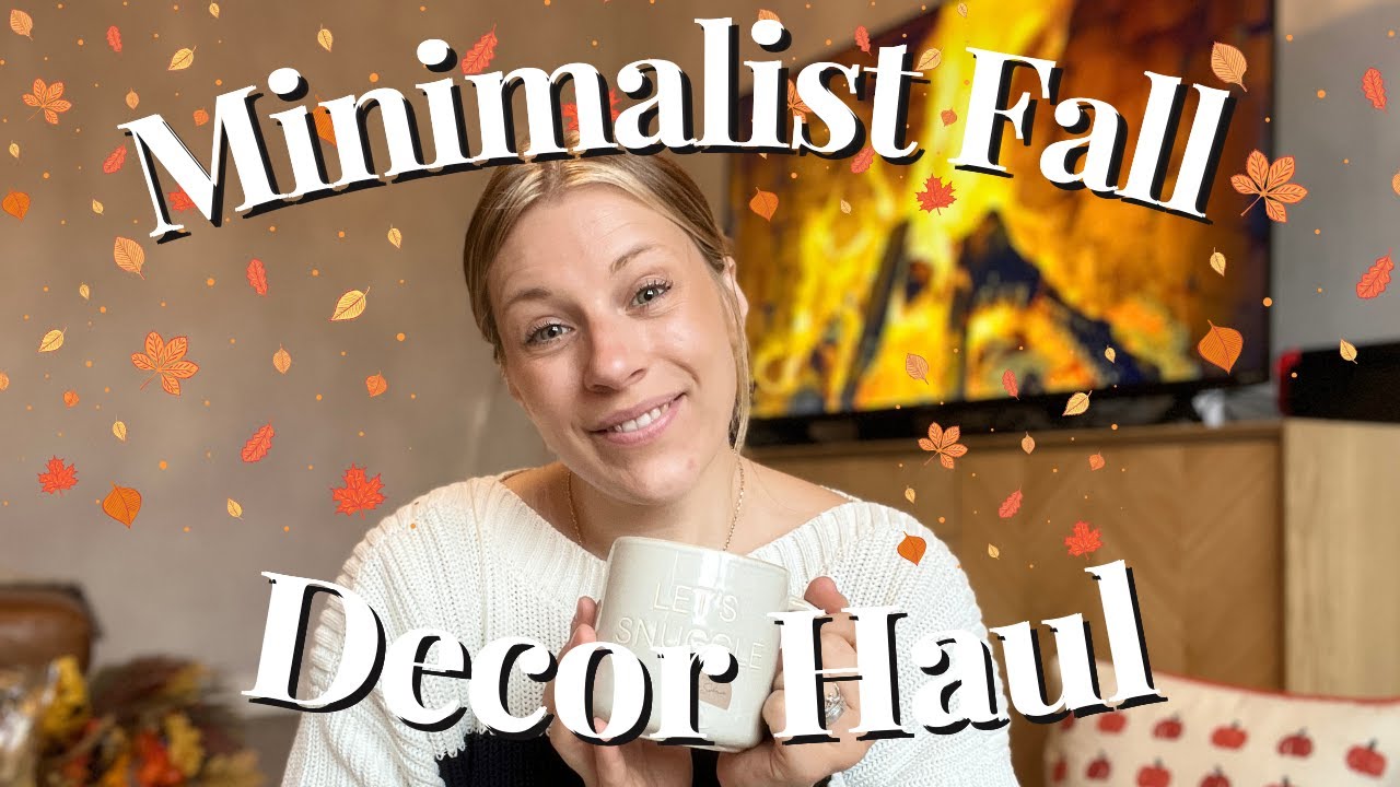 Autumn Home Decor Haul Minimalist & Simple Fall Decor B&M, Home